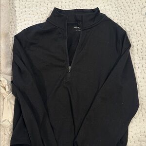Old Navy Black Half-Zip Pullover like new